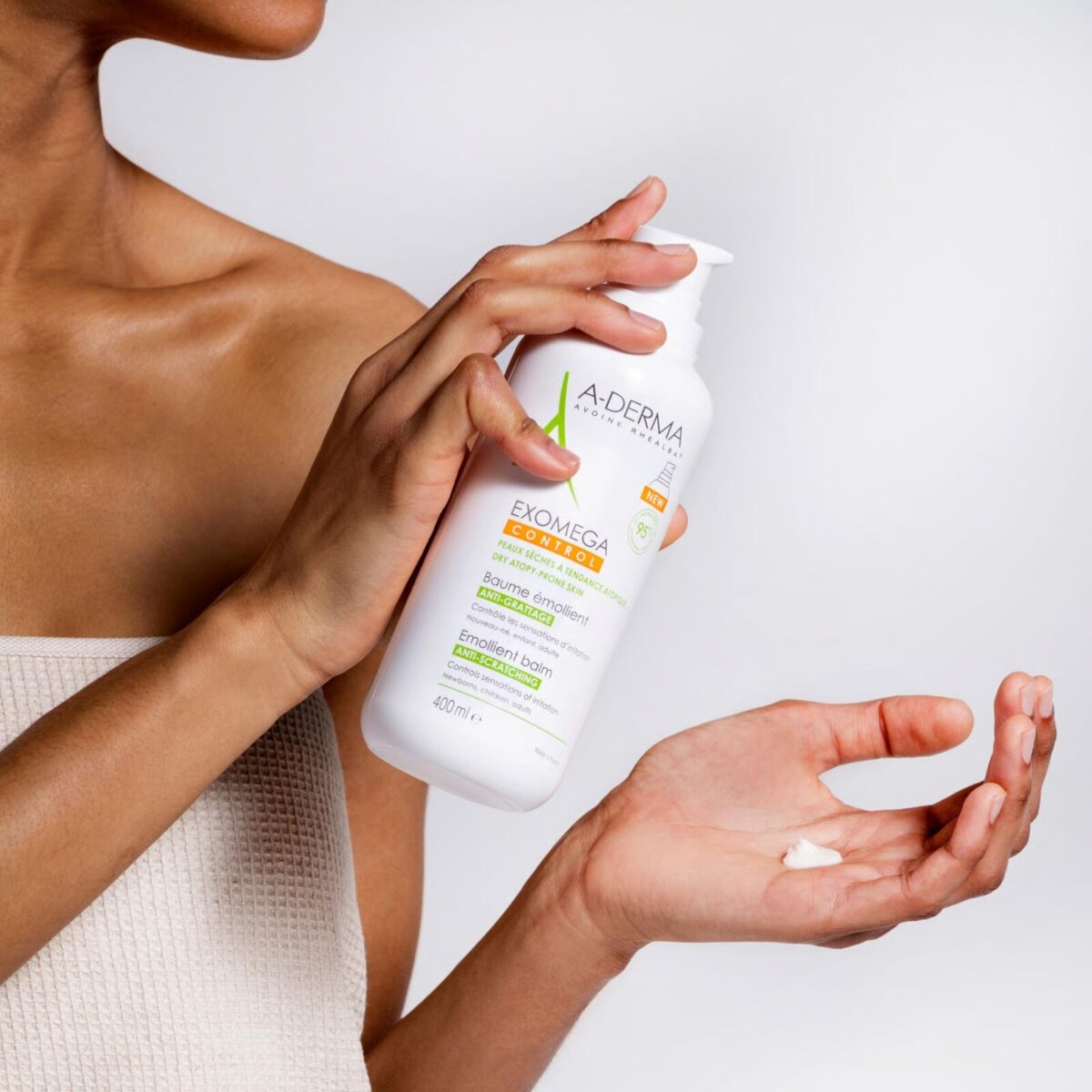 A-Derma Exomega Control Emollient Balm 400ml – Image 8