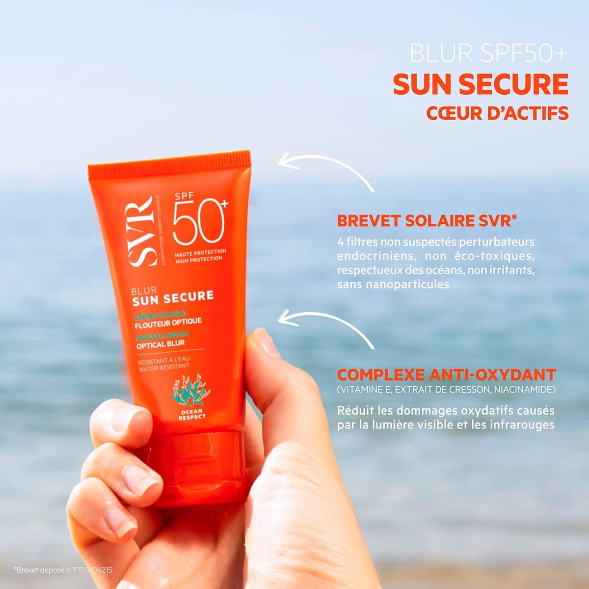 81CXvibX04L._AC_SL1500_ SVR Sun Secure Blur Mousse Cream SPF50+ 50 ml – Image 3