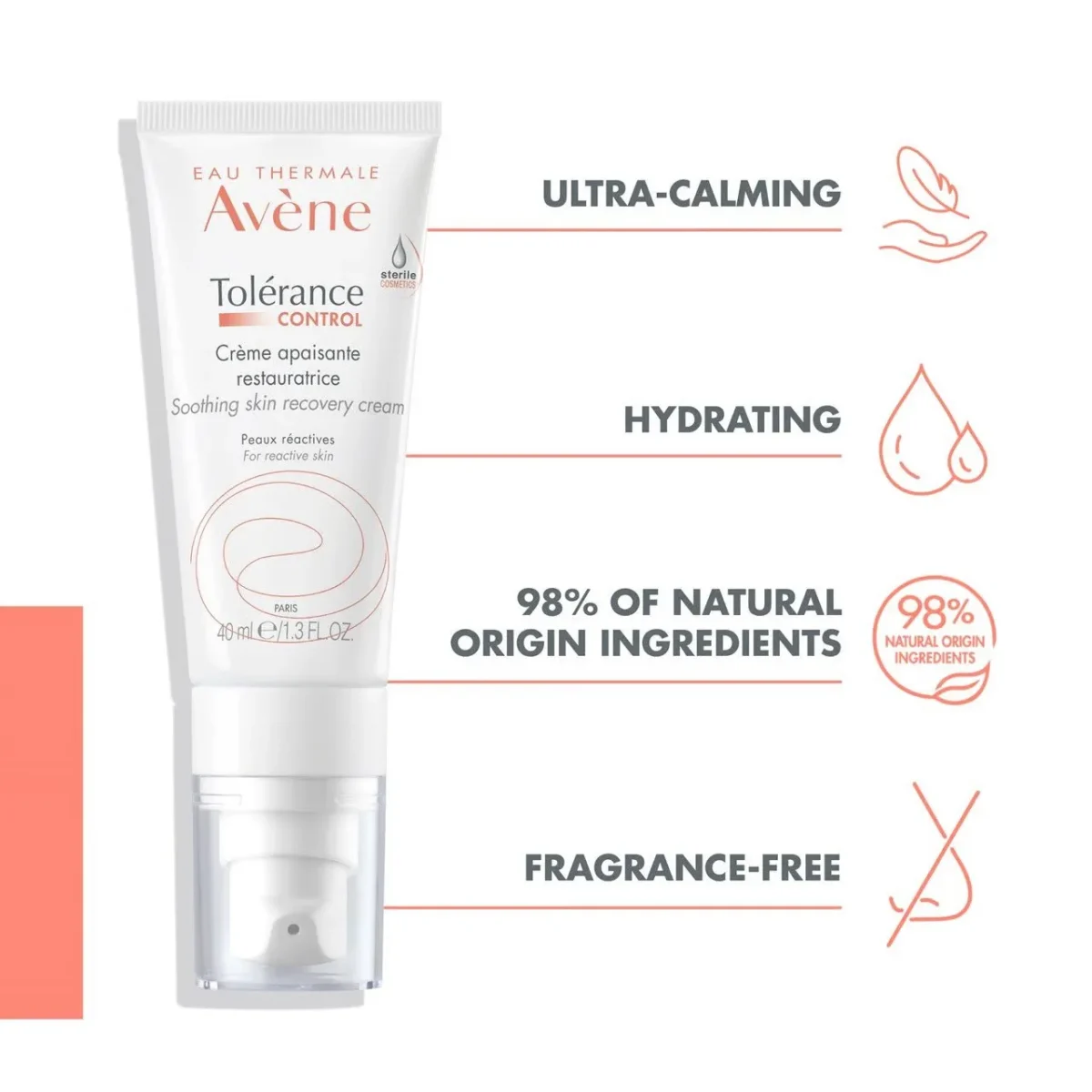 Avène Tolérance Control Soothing Skin Recovery Cream 40ml – Image 5