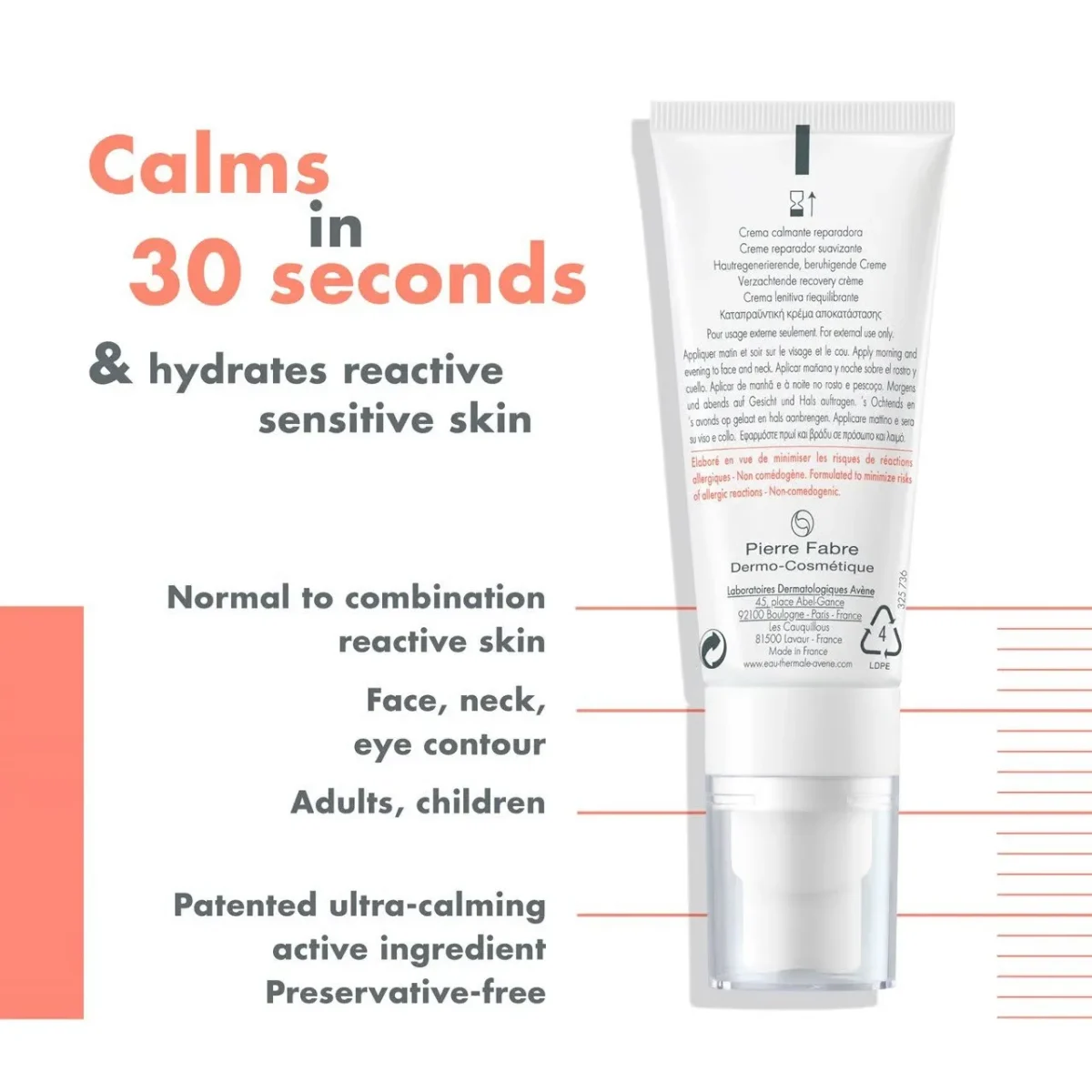 Avène Tolérance Control Soothing Skin Recovery Cream 40ml – Image 6