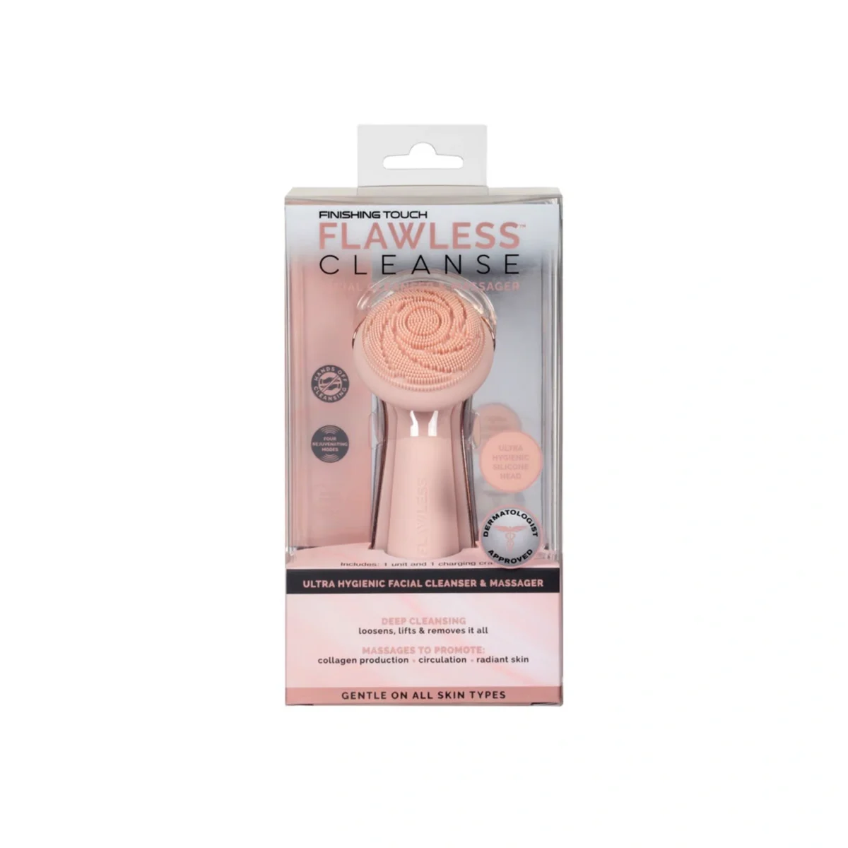 finishing touch flawless cleanse facial cleanser massager 7