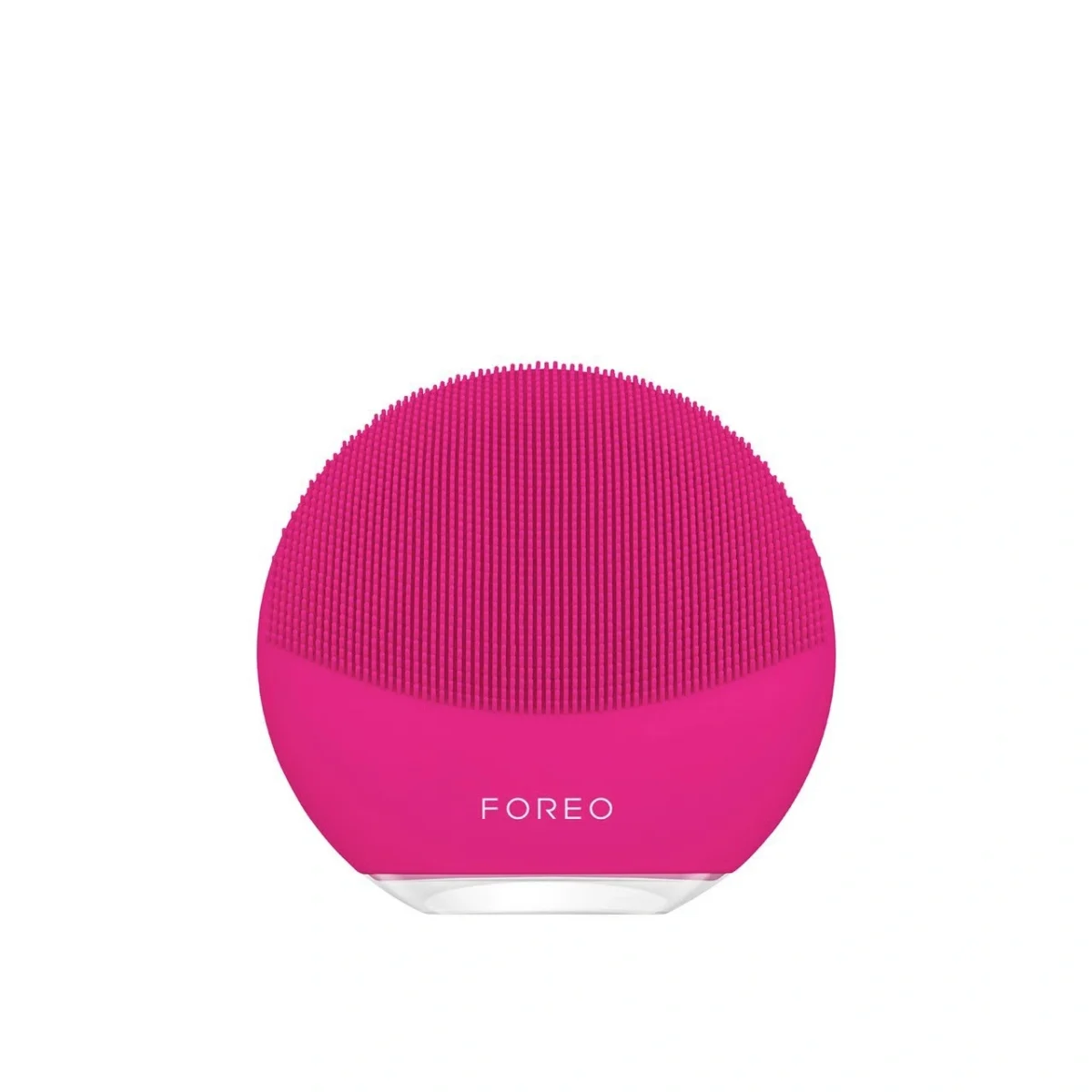 foreo lunatm mini 3 smart facial cleansing massager fuchsia