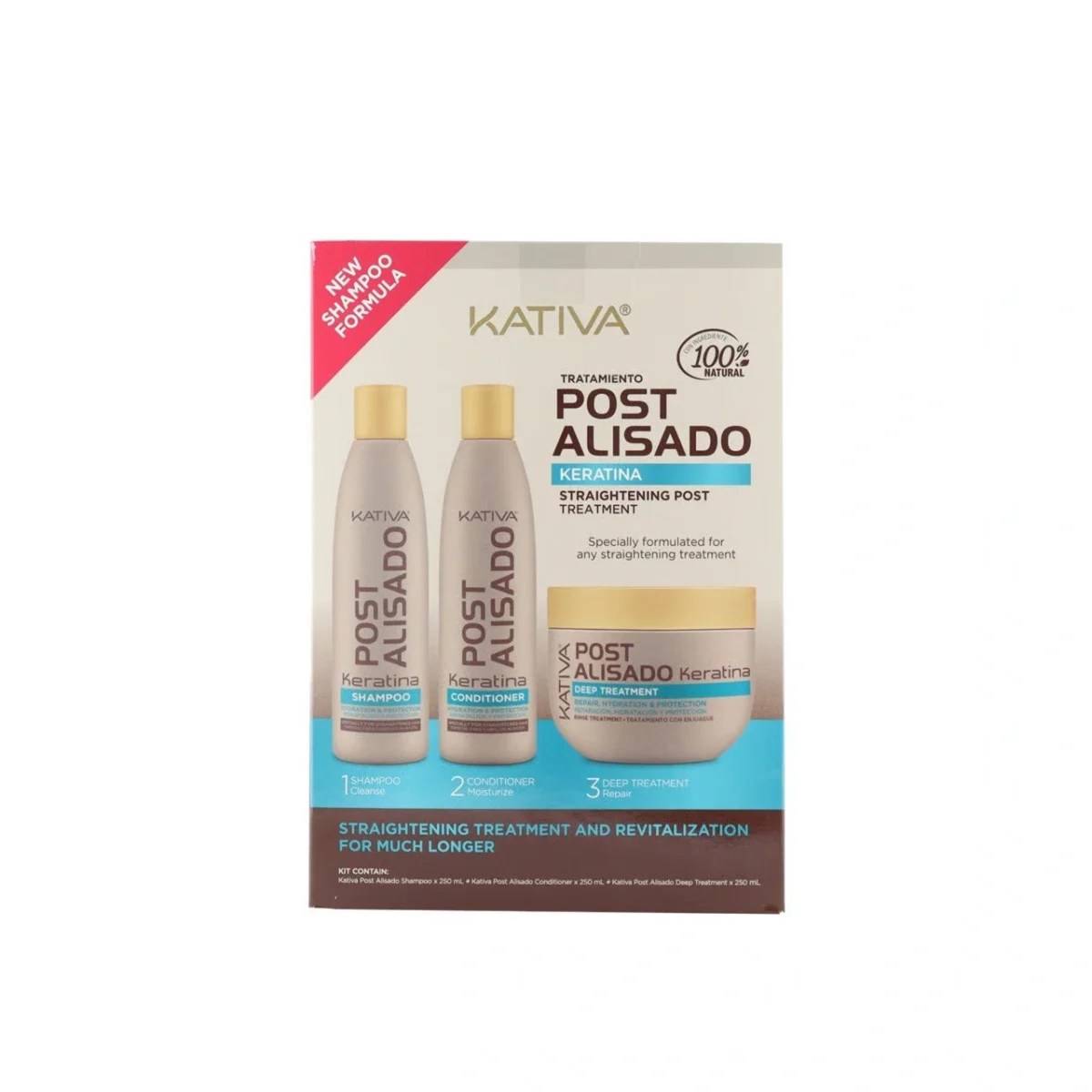 kativa-post-alisado-keratin-straightening-post-treatment-kit Kativa Keratin Complete Routine Post Straightening Treatment Kit – Image 1