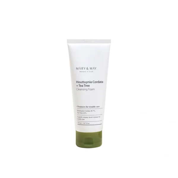 Mary & May Houttuynia Cordata + Tea Tree Cleansing Foam 150ml