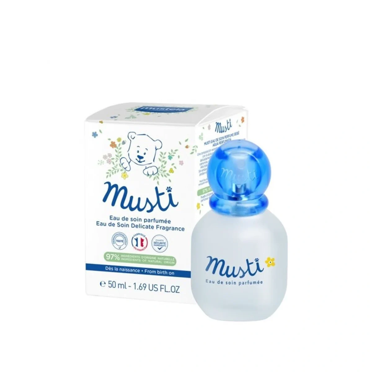 mustela baby musti eau de soin delicate fragrance 50ml 3