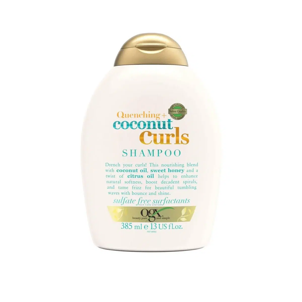 ogx-quenching-coconut-curls-shampoo-385ml OGX Quenching+ Coconut Curls Shampoo 385ml – Image 1