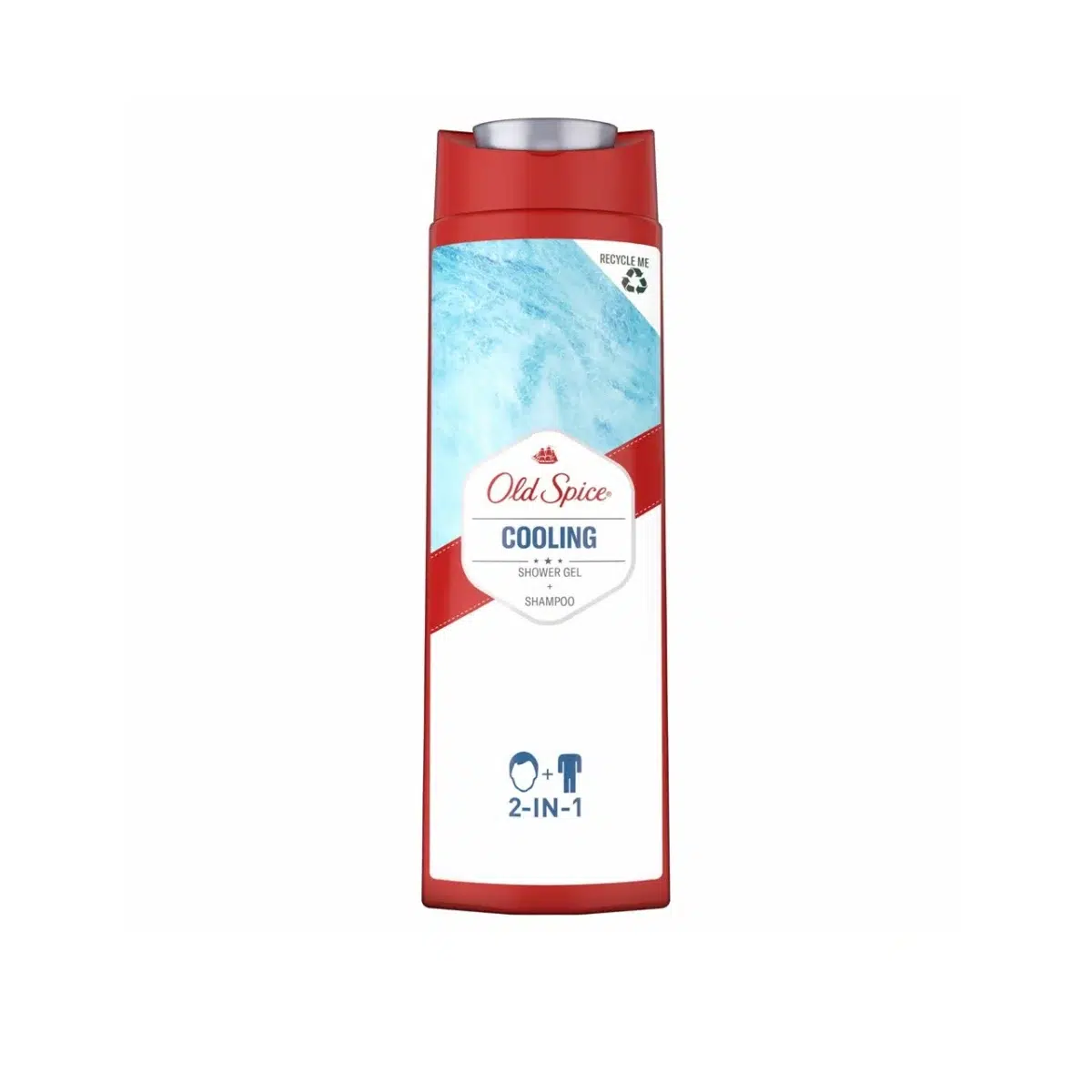old-spice-cooling-shower-gel-shampoo-400ml Old Spice Cooling Shower Gel & Shampoo 400ml – Image 1