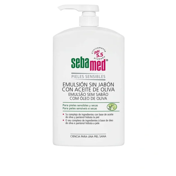 Sebamed Emulsion Olive Face & Body Wash 1L
