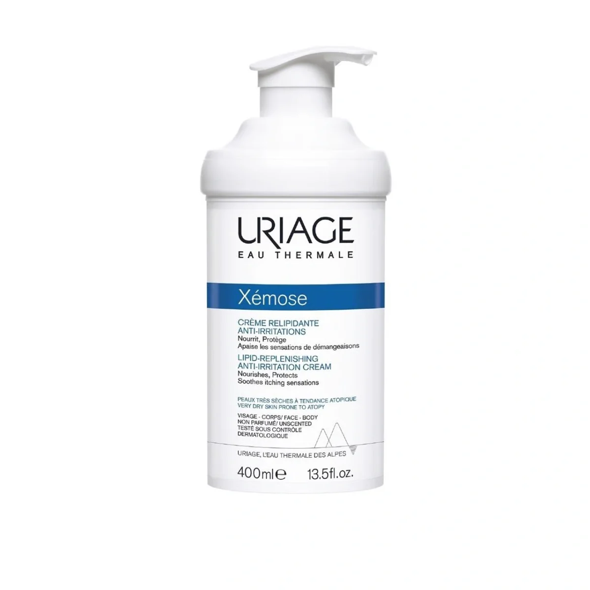 uriage-xemose-lipid-replenishing-anti-irritation-cream-400ml Uriage Xémose Lipid-Replenishing Anti-Irritation Cream 400ml – Image 1