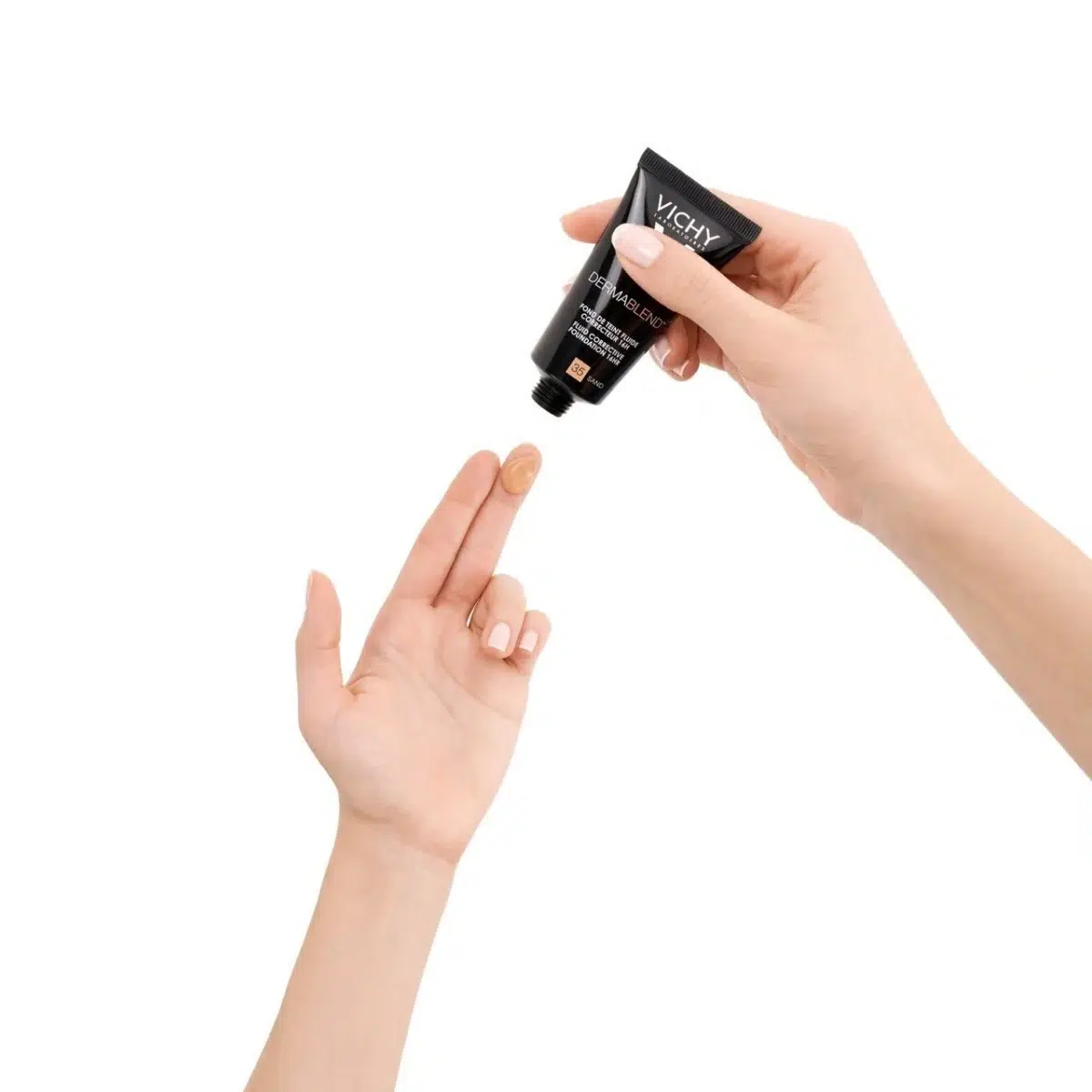 Vichy Dermablend Fluid Corrective Foundation 16h SPF28 35 Sand 30ml – Image 3