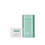 Wild Aqua Case And Fresh Cotton & Sea Salt Refillable Natural Deodorant 40g