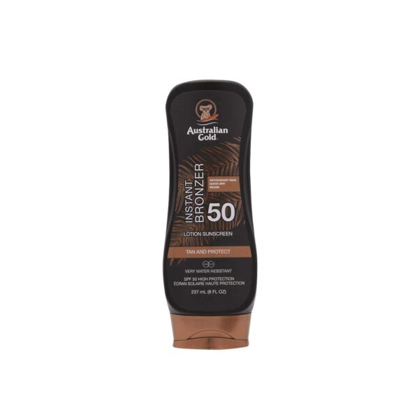 Australian Gold Lotion Sunscreen with Instant Bronzer SPF50 237ml