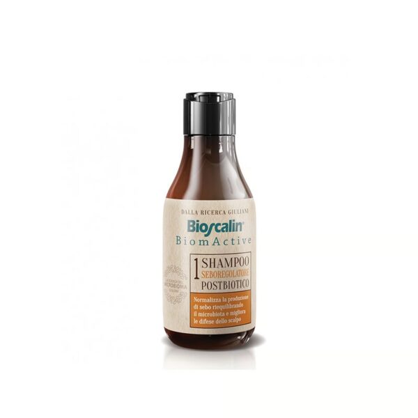 Bioscalin BiomActive 1 Postbiotic Sebum-Regulating Shampoo 200ml