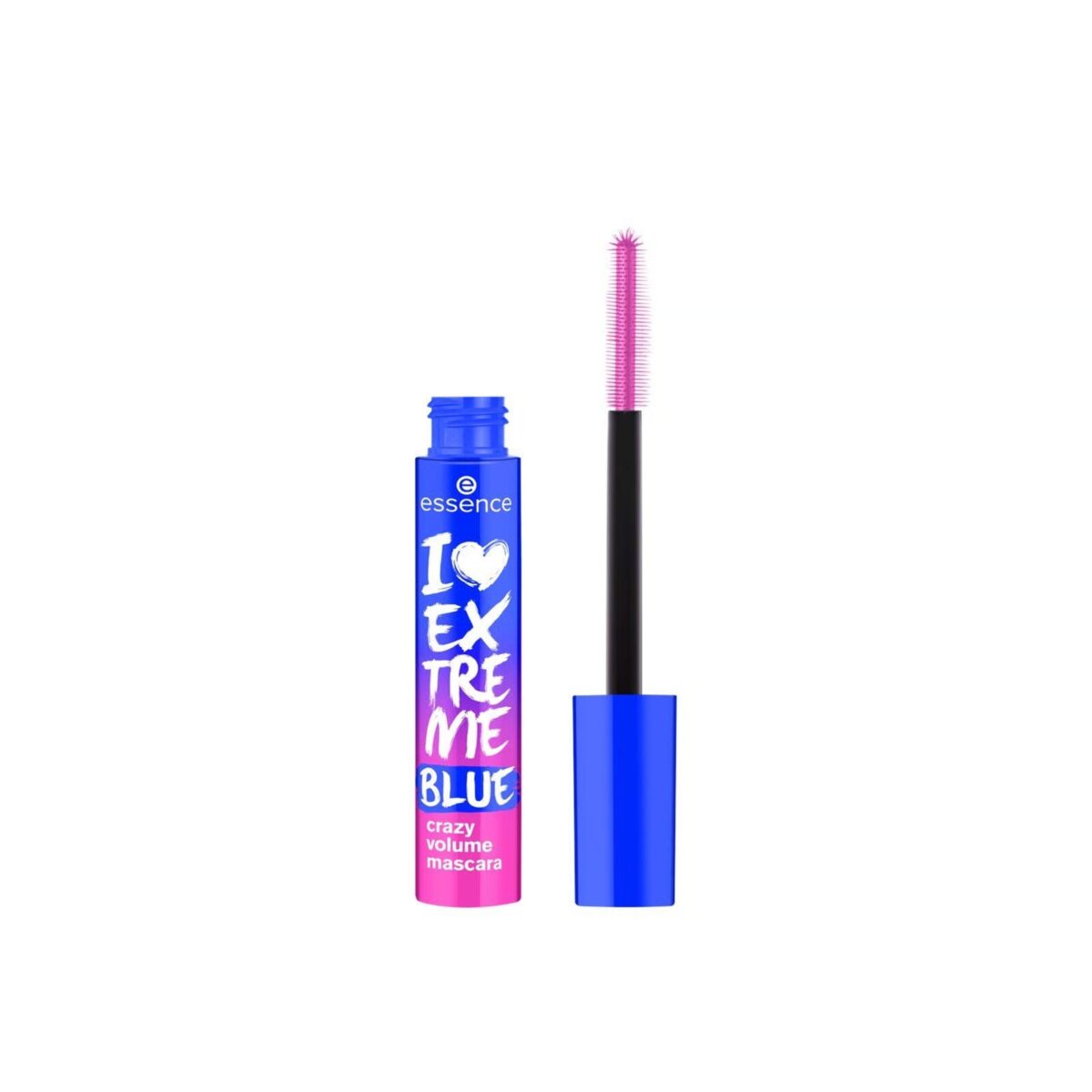 essence-i-love-extreme-blue-crazy-volume-mascara-12ml_converted Essence I Love Extreme Blue Crazy Volume Mascara 12ml – Image 1