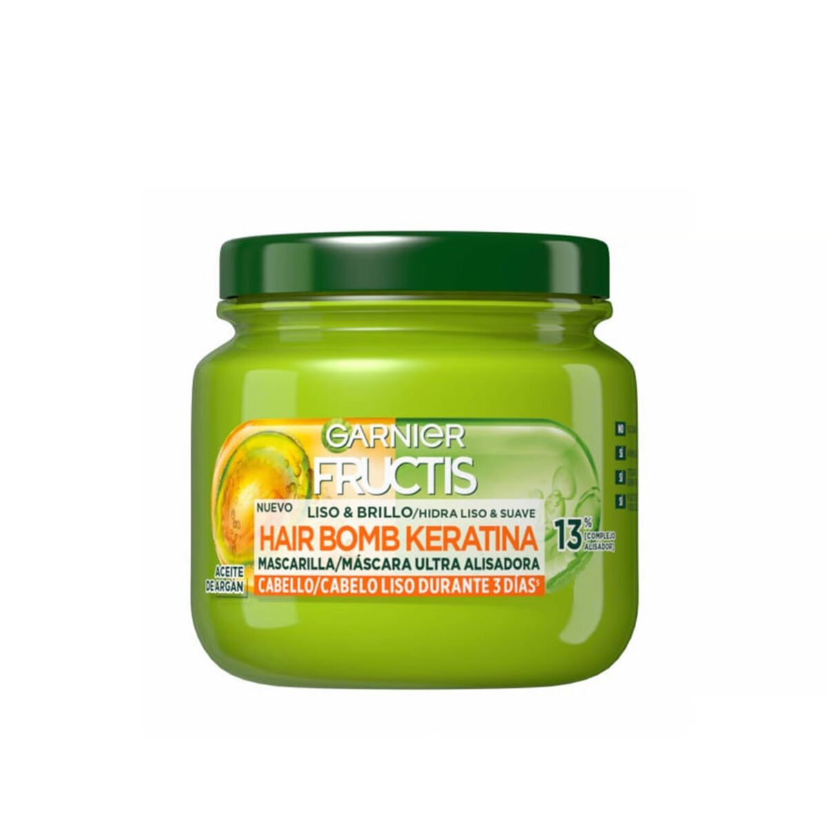 garnier-fructis-sleek-shine-hair-bomb-keratin-mask-320ml_converted Garnier Fructis Sleek & Shine Hair Bomb Keratin Mask 320ml – Image 1