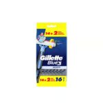 Gillette Blue3 Smooth Disposable Razors x16