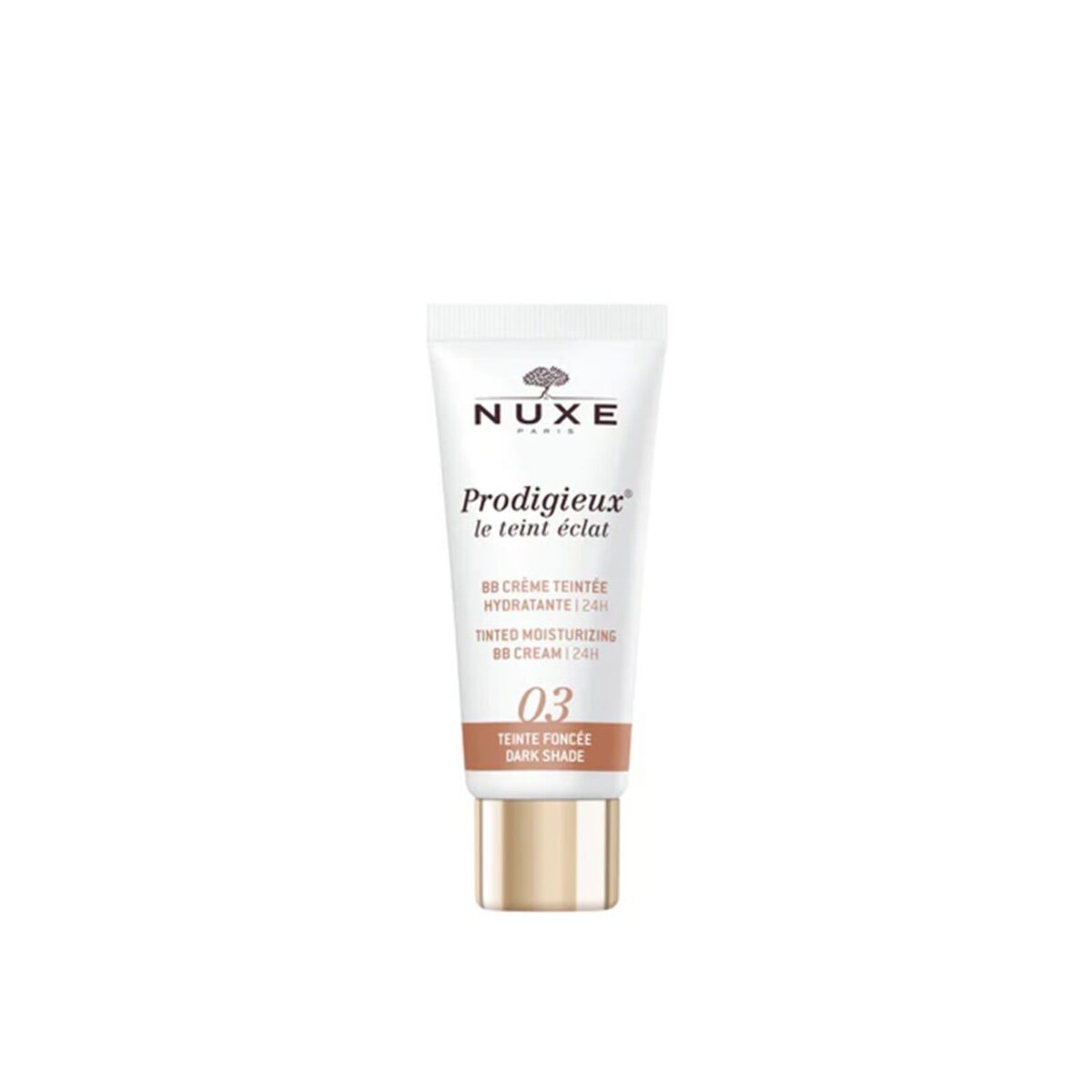 NUXE Prodigieux Tinted Moisturizing BB Cream 03 Dark Shade 30ml – Image 1