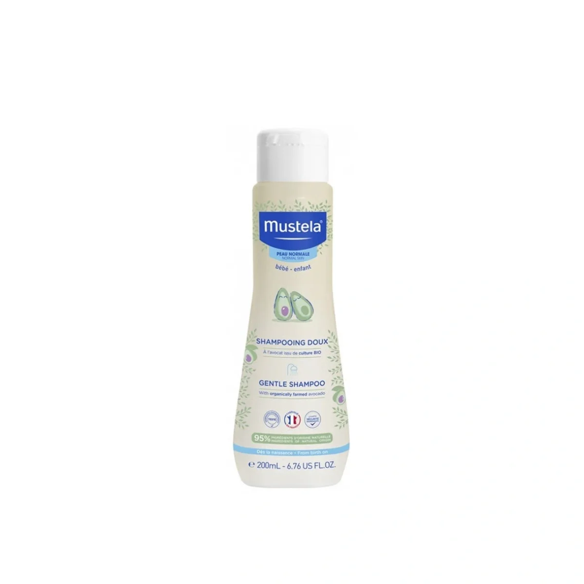 mustela-baby-gentle-shampoo-200ml_1 Mustela Baby Gentle Shampoo 200ml – Image 1